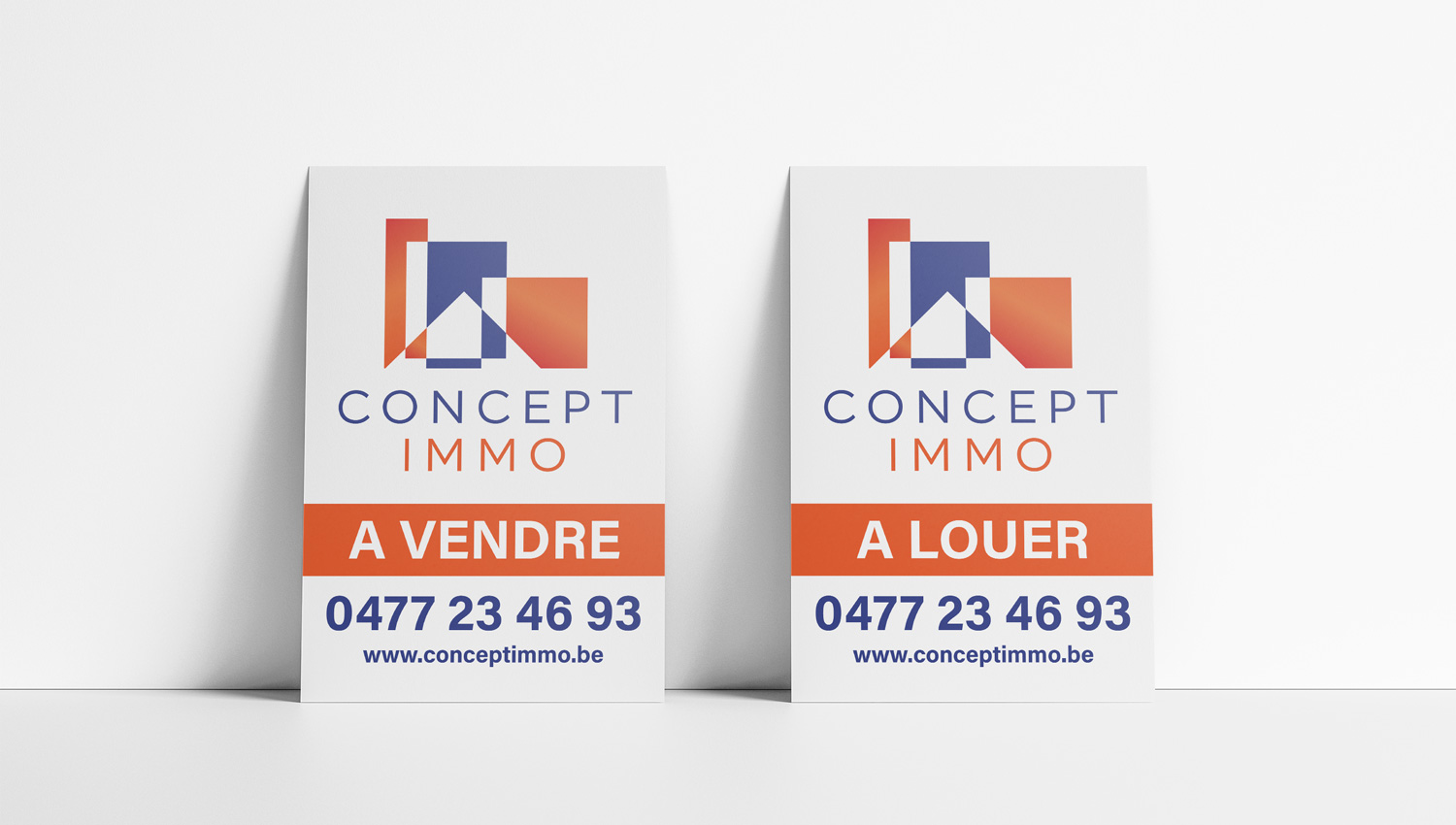 Graphic Plugin, agence de communication à Liège : Projet : Identité graphique pour Conceptimmo