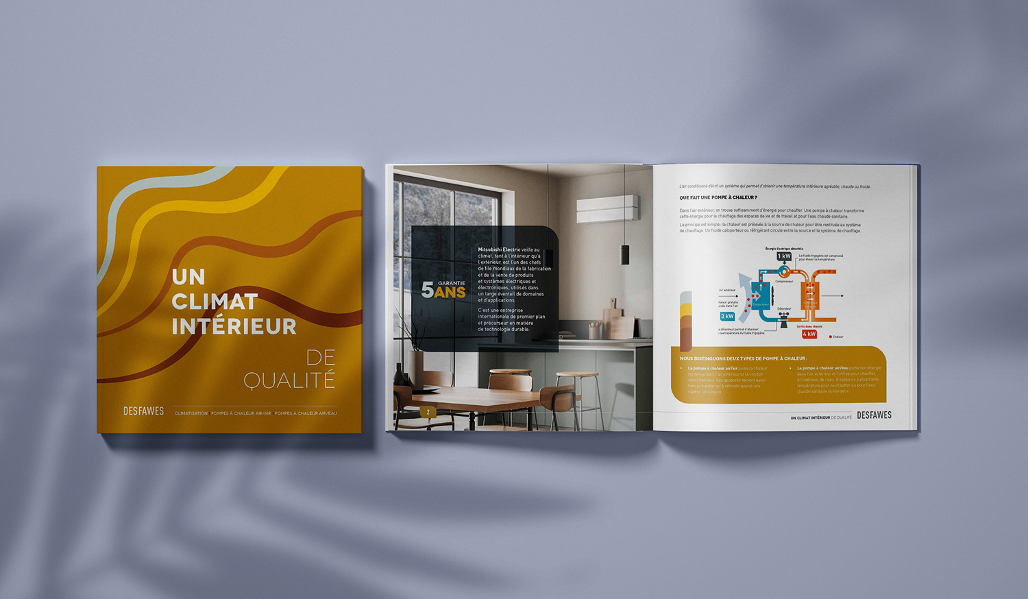 Graphic Plugin, agence de communication à Liège : Projet : Brochure pour Desfawes