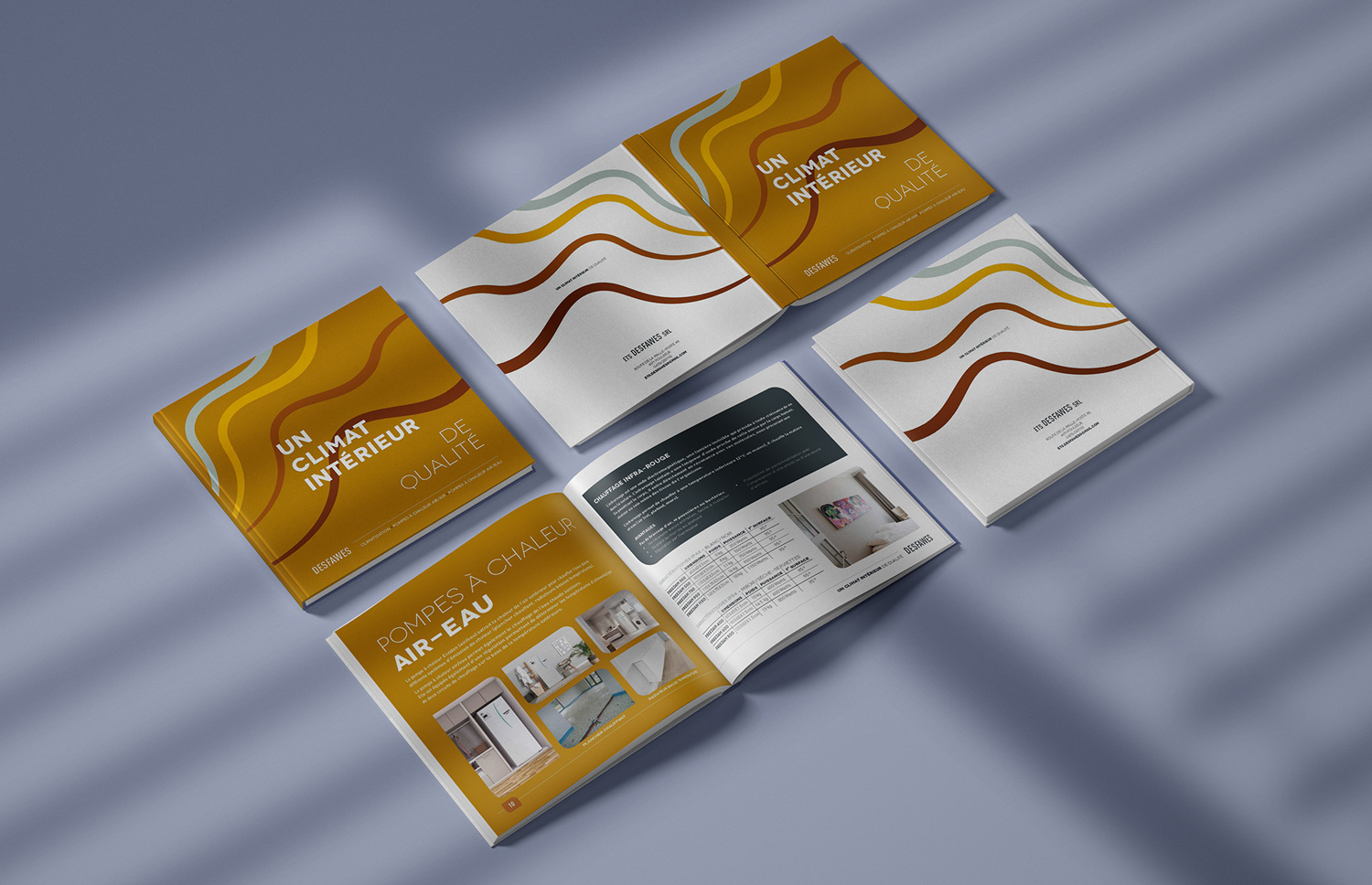 Graphic Plugin, agence de communication à Liège : Projet : Brochure pour Desfawes