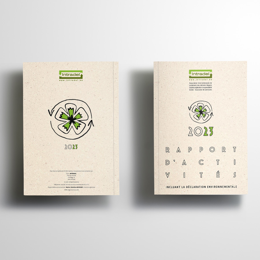 Graphic Plugin, agence de communication à Liège : Projet : Rapport d'activités : Intradel