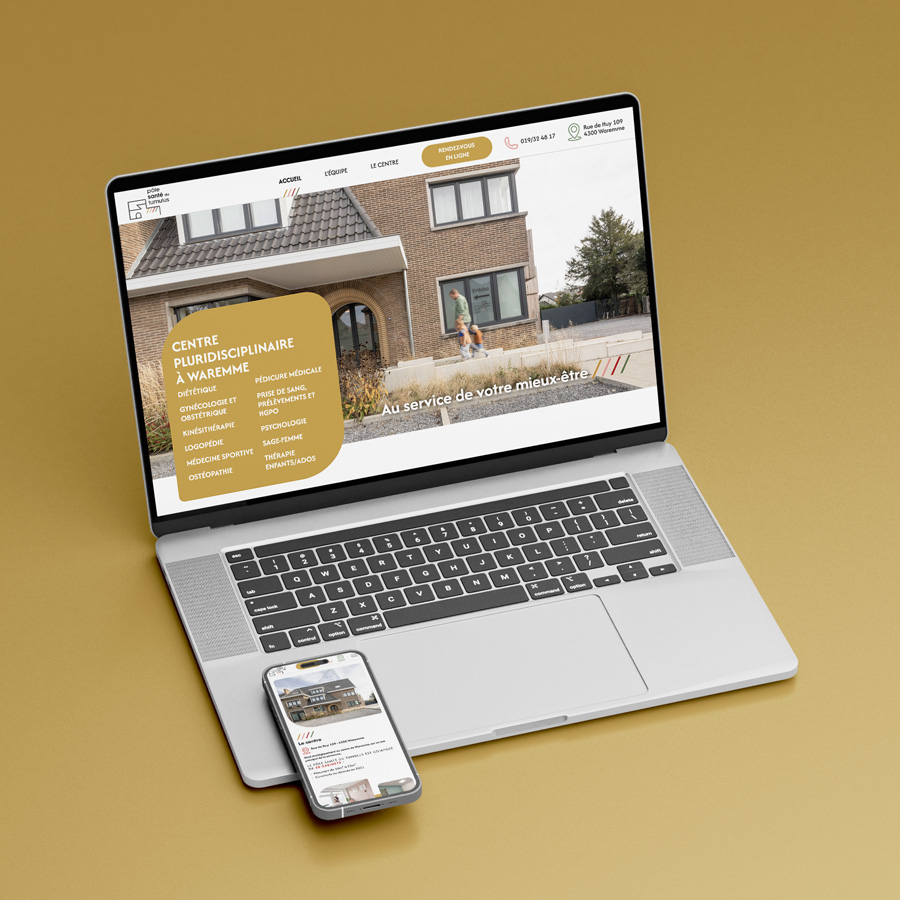 Graphic Plugin, agence de communication à Liège : Projet : Site web : Pôle Santé du Tumulus