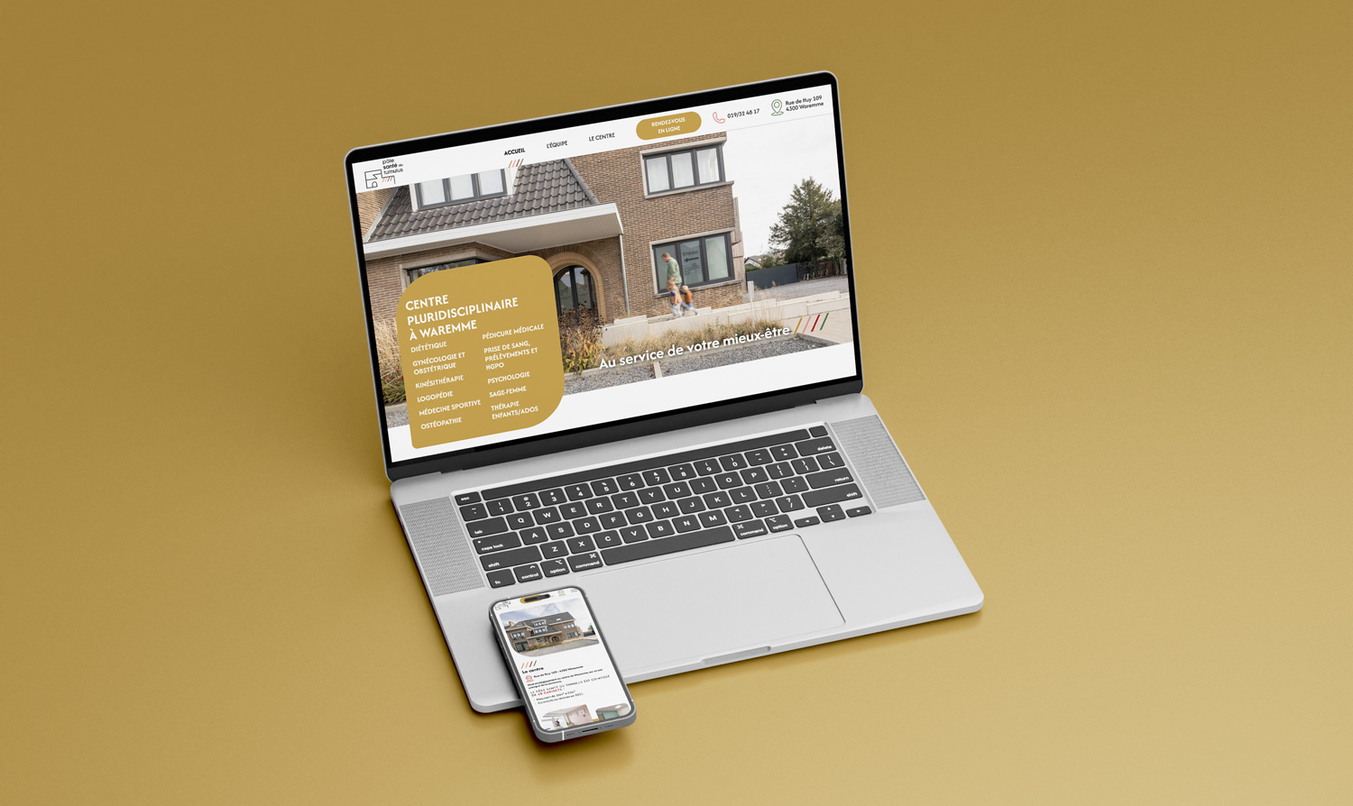 Graphic Plugin, agence de communication à Liège : Projet : Site web pour Pôle Santé du Tumulus
