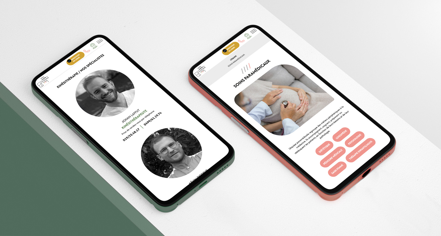 Graphic Plugin, agence de communication à Liège : Projet : Site web pour Pôle Santé du Tumulus