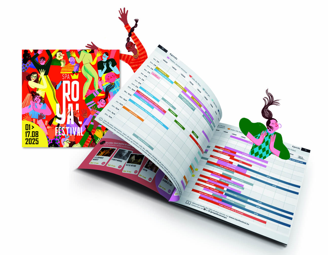 Graphic Plugin, agence de communication à Liège : Projet : Campagne d'affichages pour Royal Festival Spa